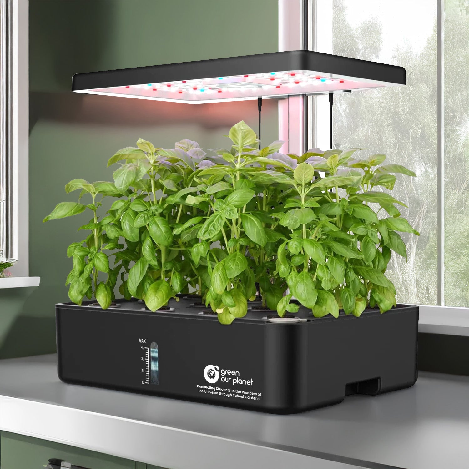 automatic indoor plant grower Green Our Planet Home Garden Starter Kit